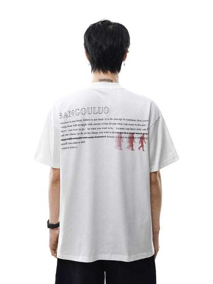 Street silhouette printed t-shirt