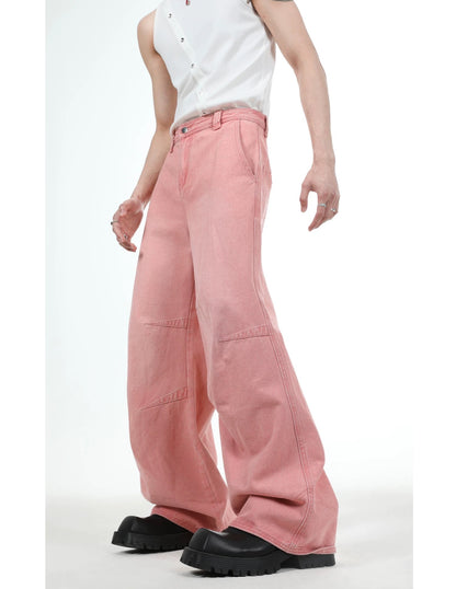 Lightning dashing wide leg jeans