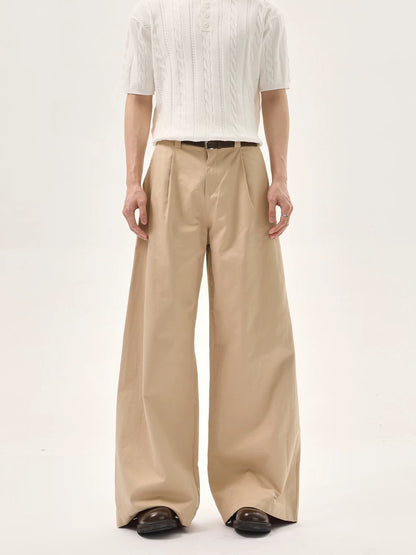 Loose sagging floor length pants