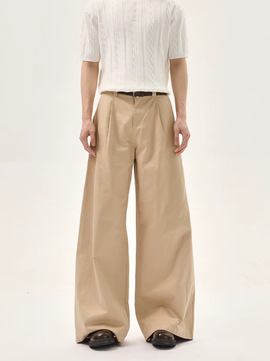 Loose sagging floor length pants
