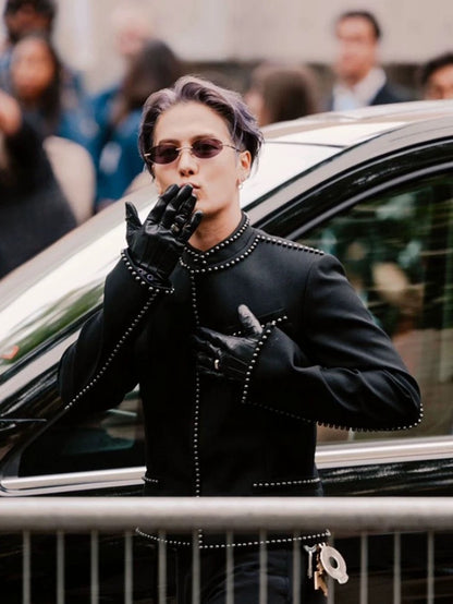 Dominion crystal stud command jacket