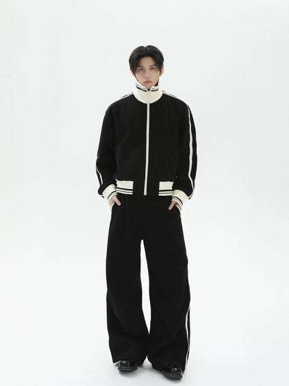 Monochrome velocity high neck track pants　　　　　　　