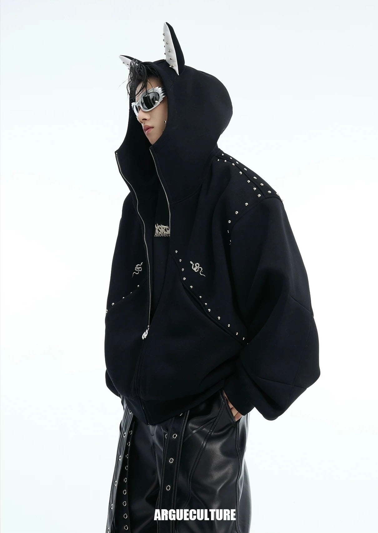 Welded doberman dope hoodie