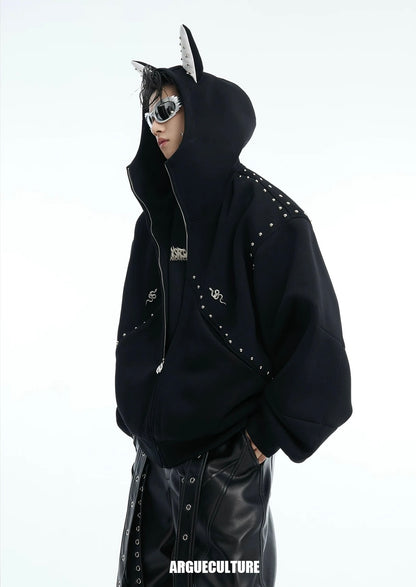 Welded doberman dope hoodie