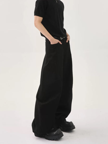 American casual versatile straight jeans