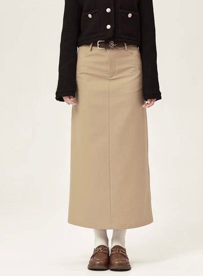 Luxe tailored calm modern paris mood skirt