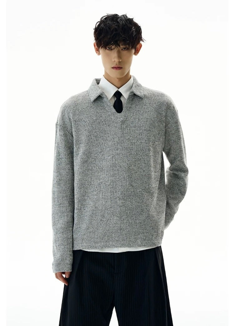 Avant garde balance knit sweater