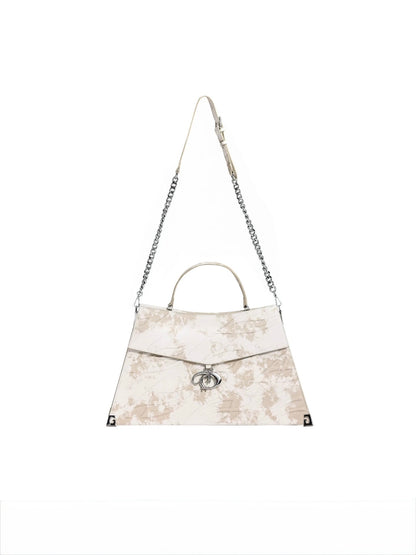 ArguE engraved bone truss single shoulder bag