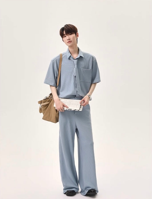 Zephyr luxe detachable bow tie set up pants