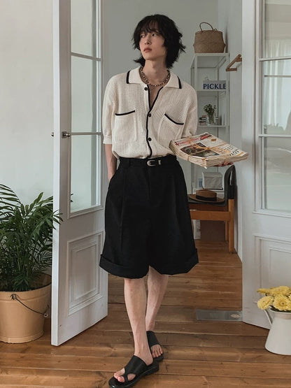 Exclusive elegant korean short sleeve shirt