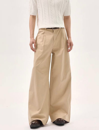 Loose sagging floor length pants