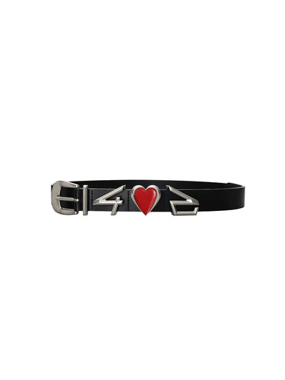 X 402EPHTO heartfelt limited edition leather belt