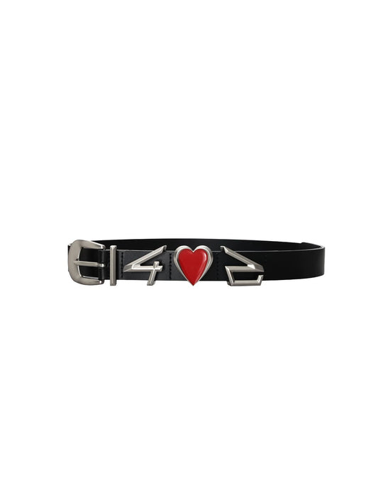 X 402EPHTO heartfelt limited edition leather belt