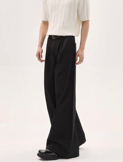 Loose sagging floor length pants