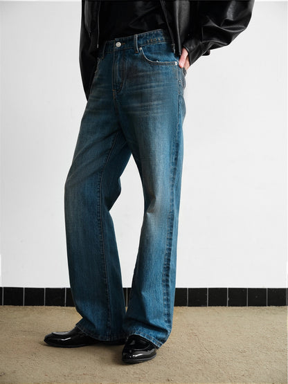 Wasteland blue micro wasted straight jeans