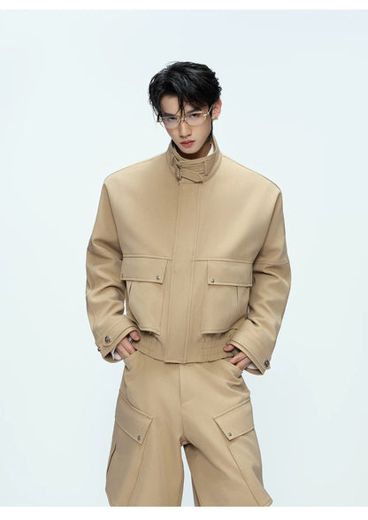 Architect structured cargo ensemble setup jacket
