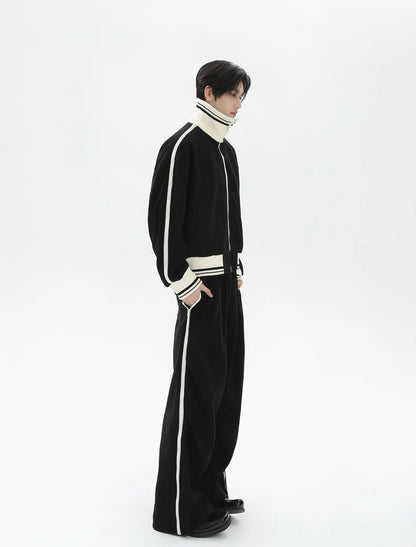 Monochrome velocity high neck track pants　　　　　　　