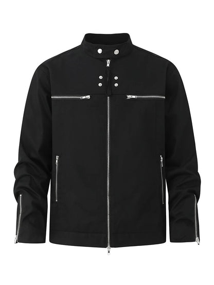 Chrome trims bold valor relentless jacket
