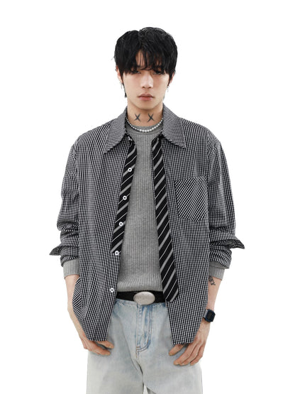 Old-money style long sleeve shirt