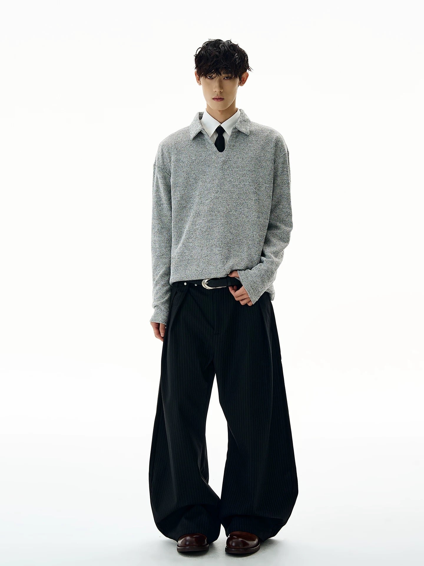 Avant garde balance knit sweater