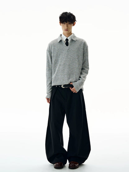 Avant garde balance knit sweater