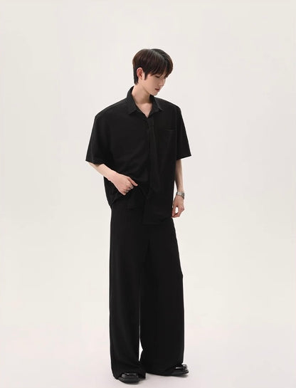 Zephyr luxe detachable bow tie set up shirt