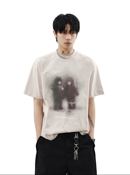 Portrait printed t-shirt