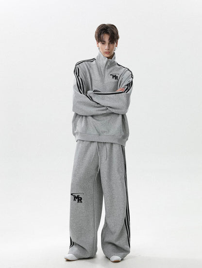 City athletic soft street casual set sweater