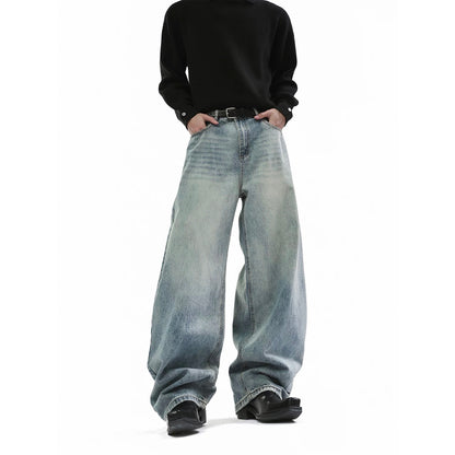 Vintage old fashioned straight-leg jeans