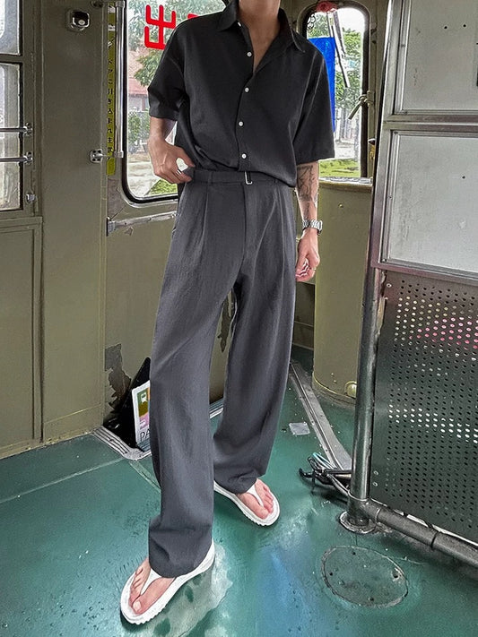 Eclipse gravity relaxed fit set up pants