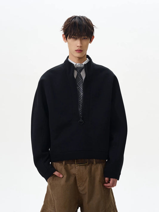 Echo form half zip sculpted sweatshirt