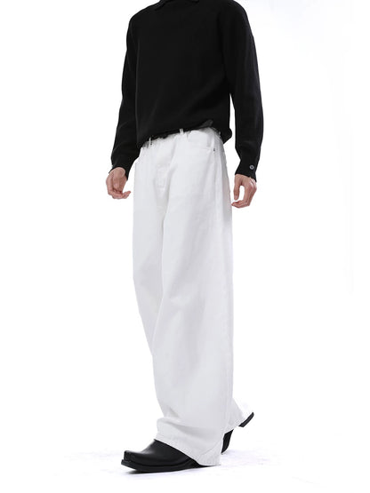 Vintage old fashioned straight-leg jeans