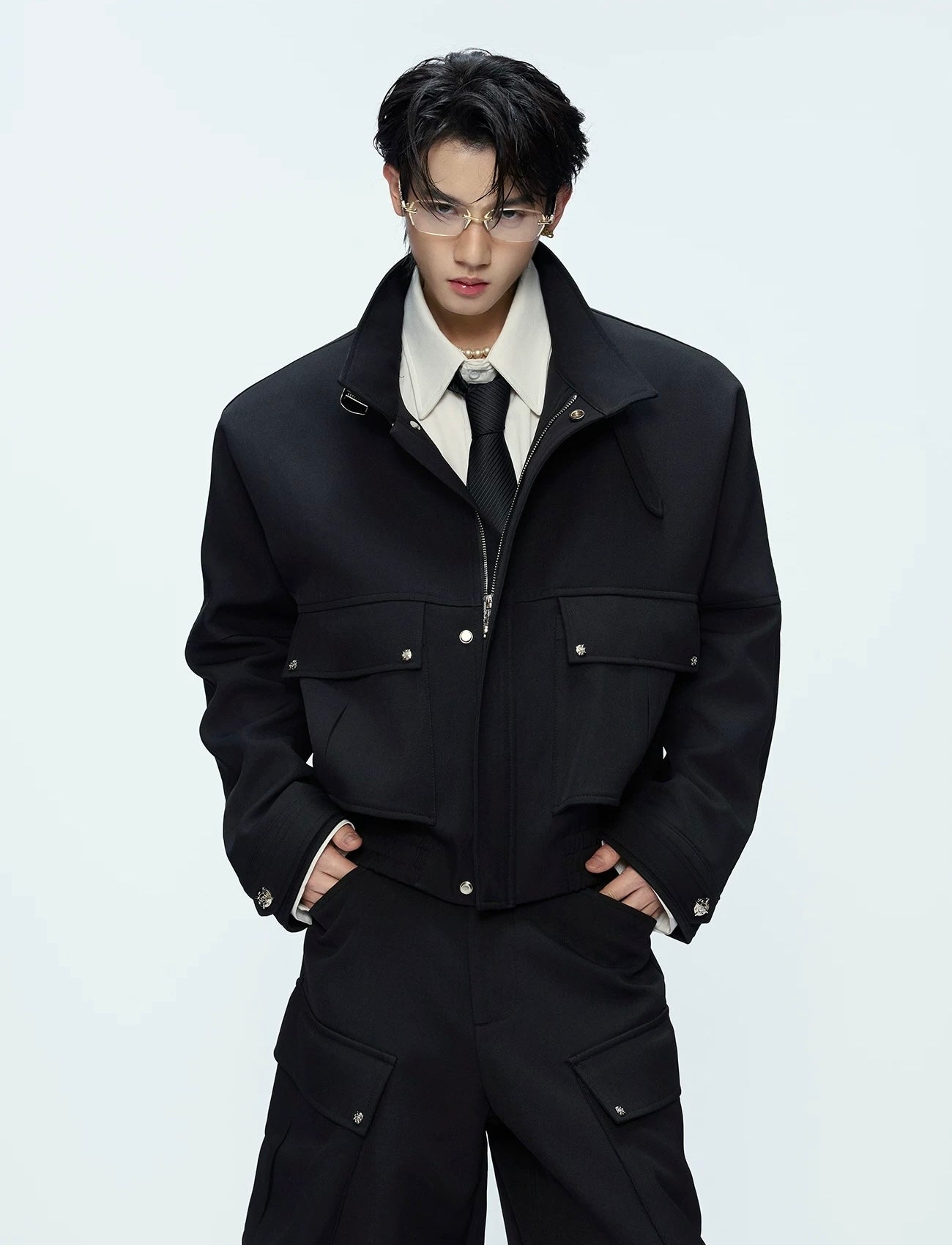 Architect structured cargo ensemble setup jacket
