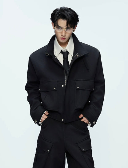 Architect structured cargo ensemble setup jacket