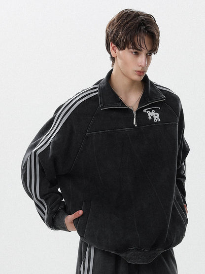 City athletic soft street casual set sweater