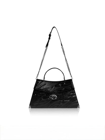 ArguE engraved bone truss single shoulder bag
