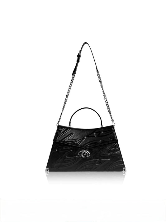 ArguE engraved bone truss single shoulder bag