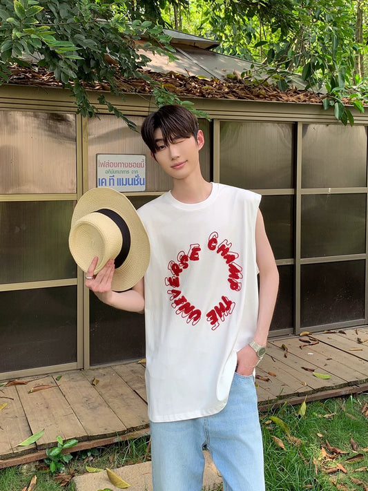 Summer korean style towel stereoscopic tank top
