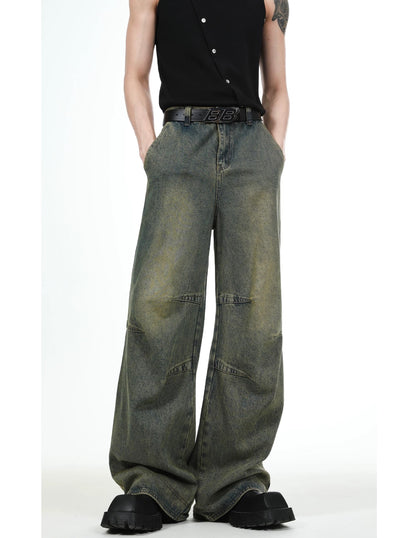 Lightning dashing wide leg jeans