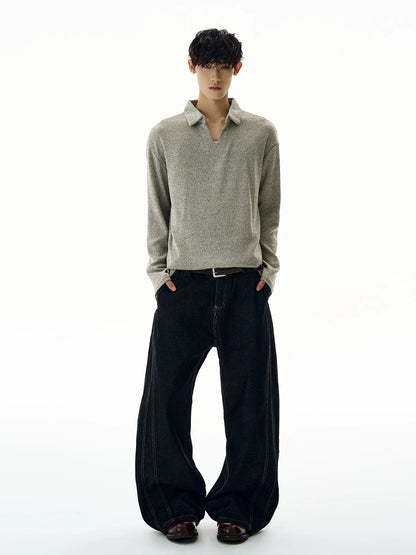 Avant garde balance knit sweater