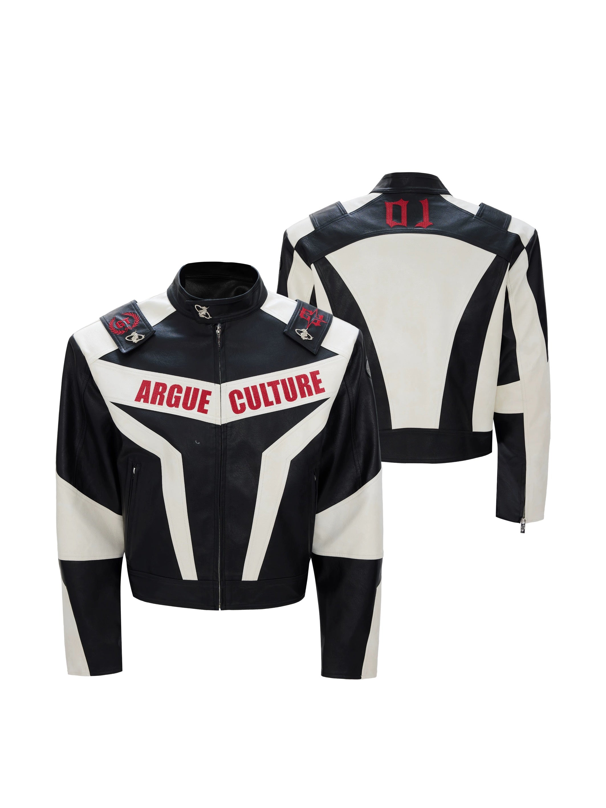Argue culture classic moto racing leather jacket – BUZZAREA